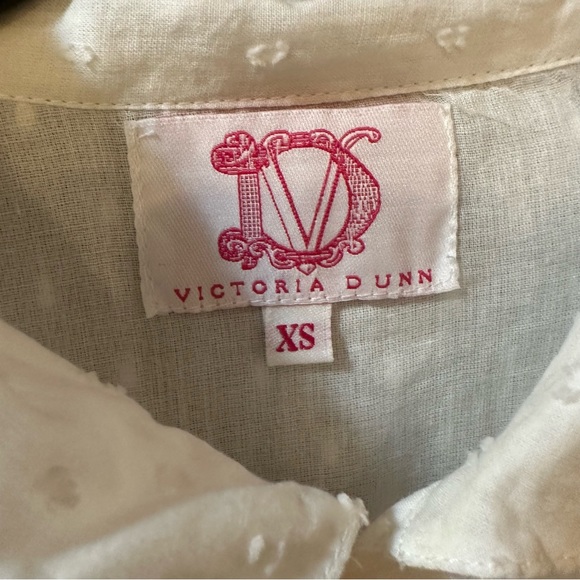 victoria dunn button up tie dress - Picture 3 of 4